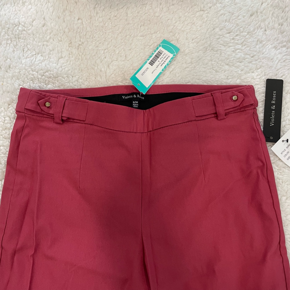 Pink dress pants